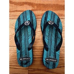 Coach flip flops